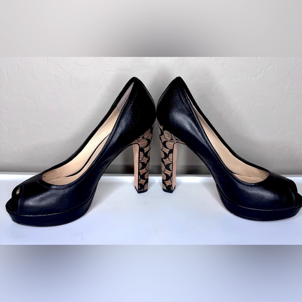 Brand new Coach platform heels